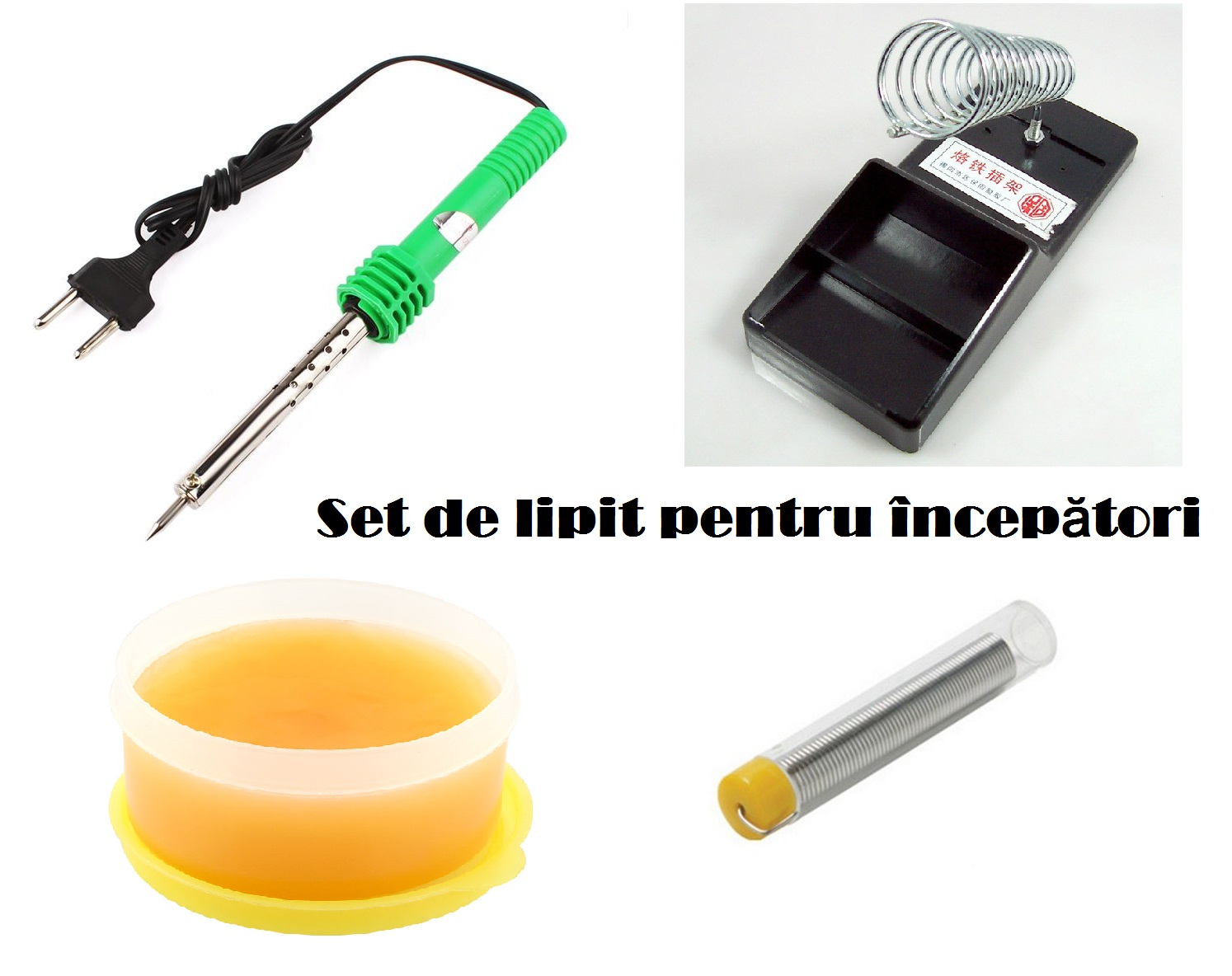 Set de Lipit pt Incepatori Letcon 60w + Suport + Fludor + Sacaz