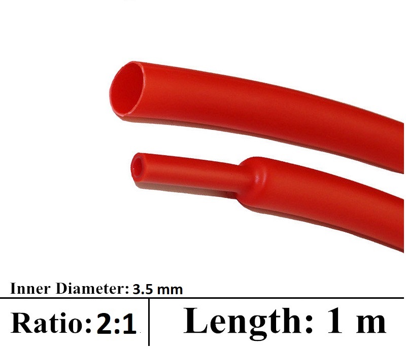 1m x Tub Termocontractibil Pt Izolare ,marcare Si Protectie 3.5 – 1.75 mm