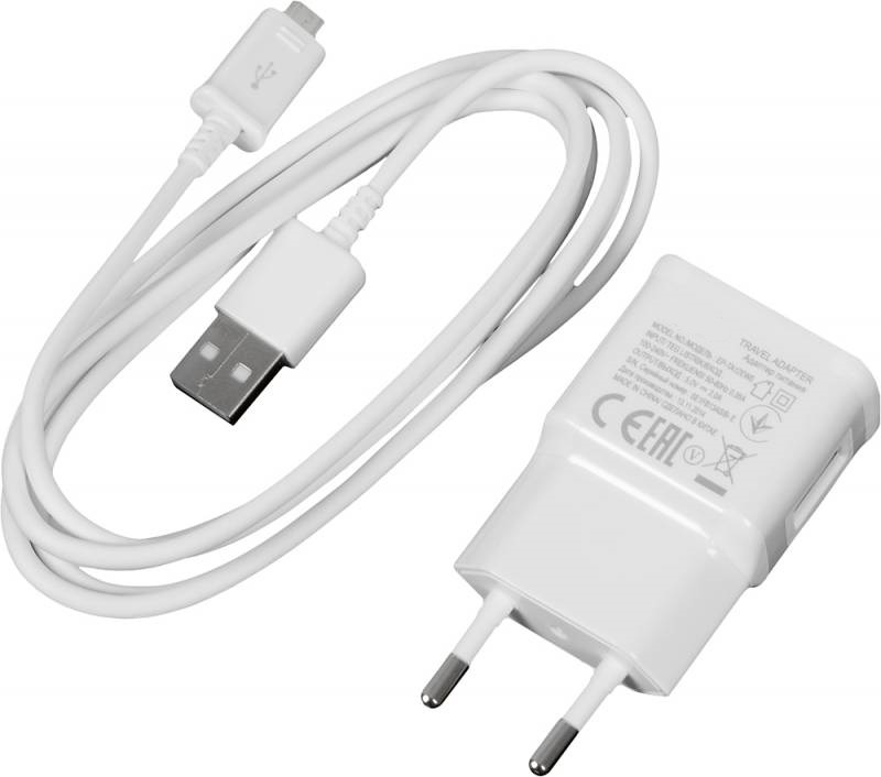 Adaptor priza 5 V MRG L-233, MicroUSB, 2 Ah, Alb