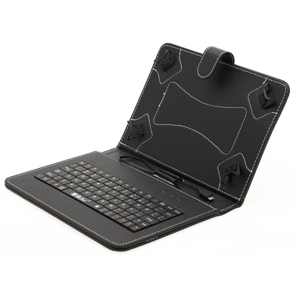 Husa Tableta MRG® L-298 7 Inch Cu Tastatura Micro Usb , Negru