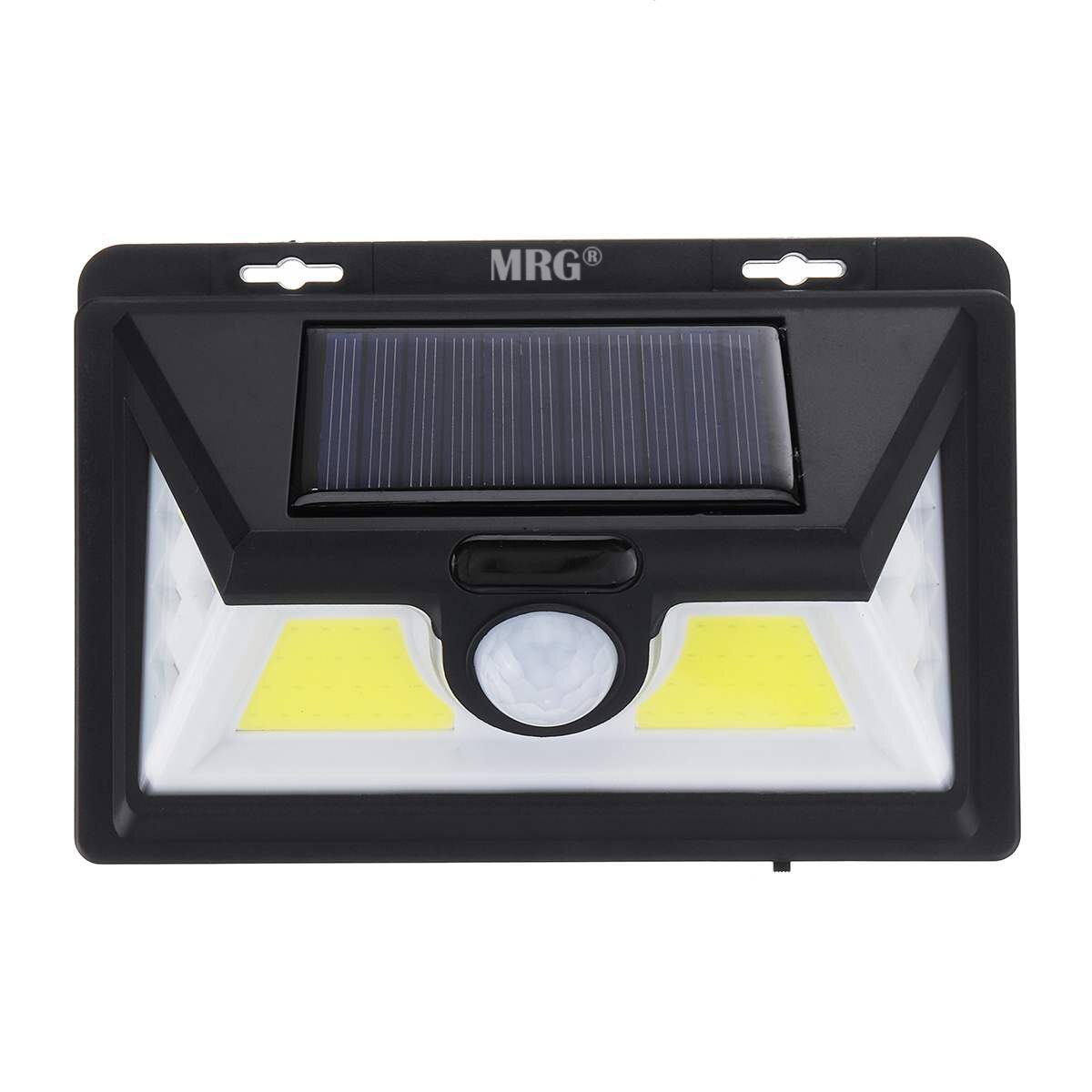 Panou Led Solar MRG A-1828B, Incarcare solara, COB + SMD, Senzor miscare