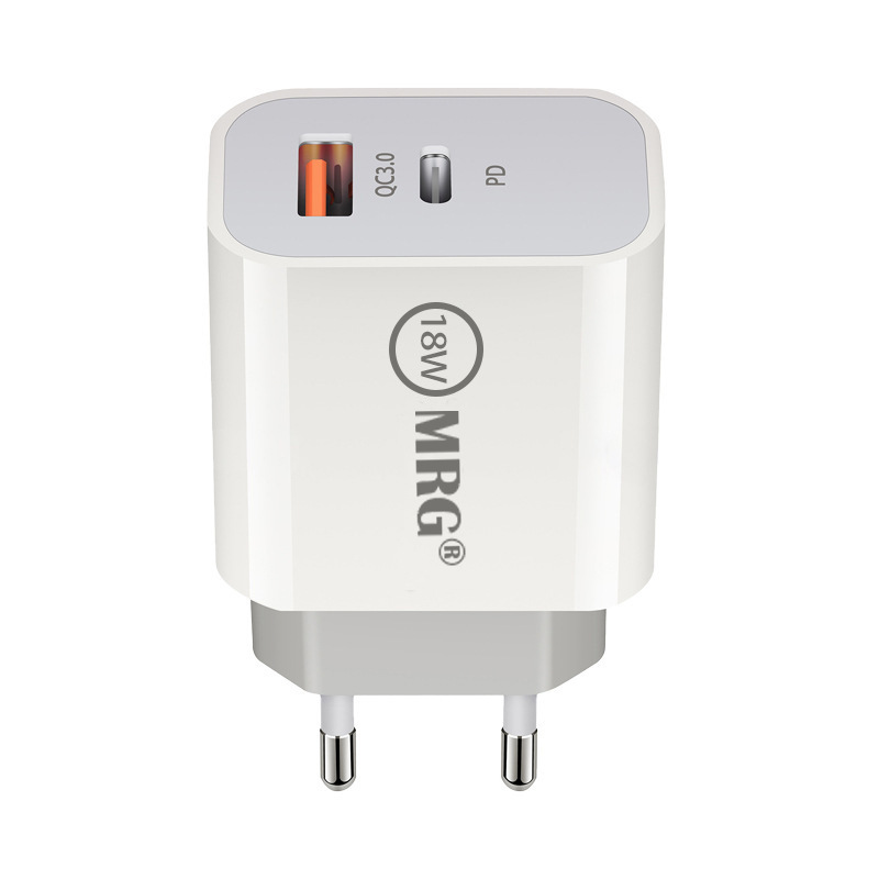 Incarcator Retea MRG M-JX-610, 18 W, USB PD Type-C, Cablu MicroUSB inclus