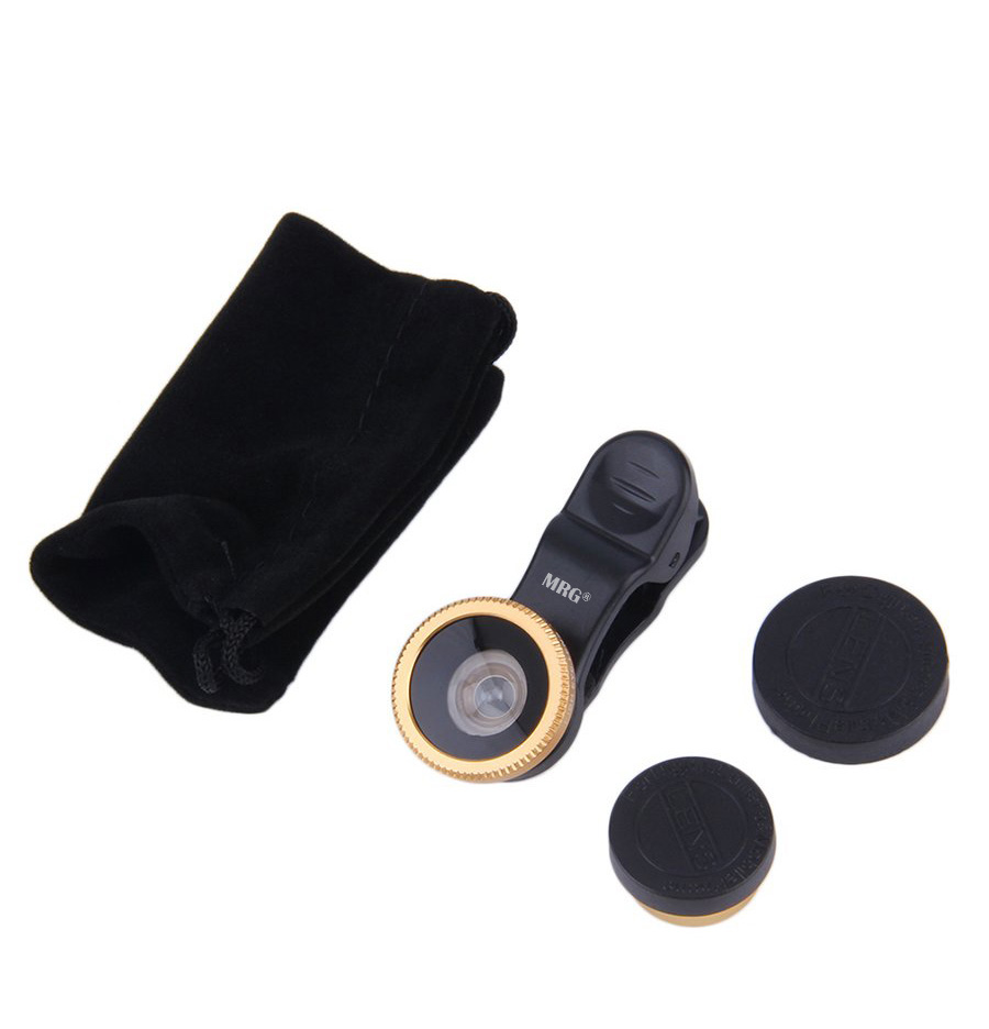 Kit lentile telefon MRG M562, Fish eye, Macro, Wide
