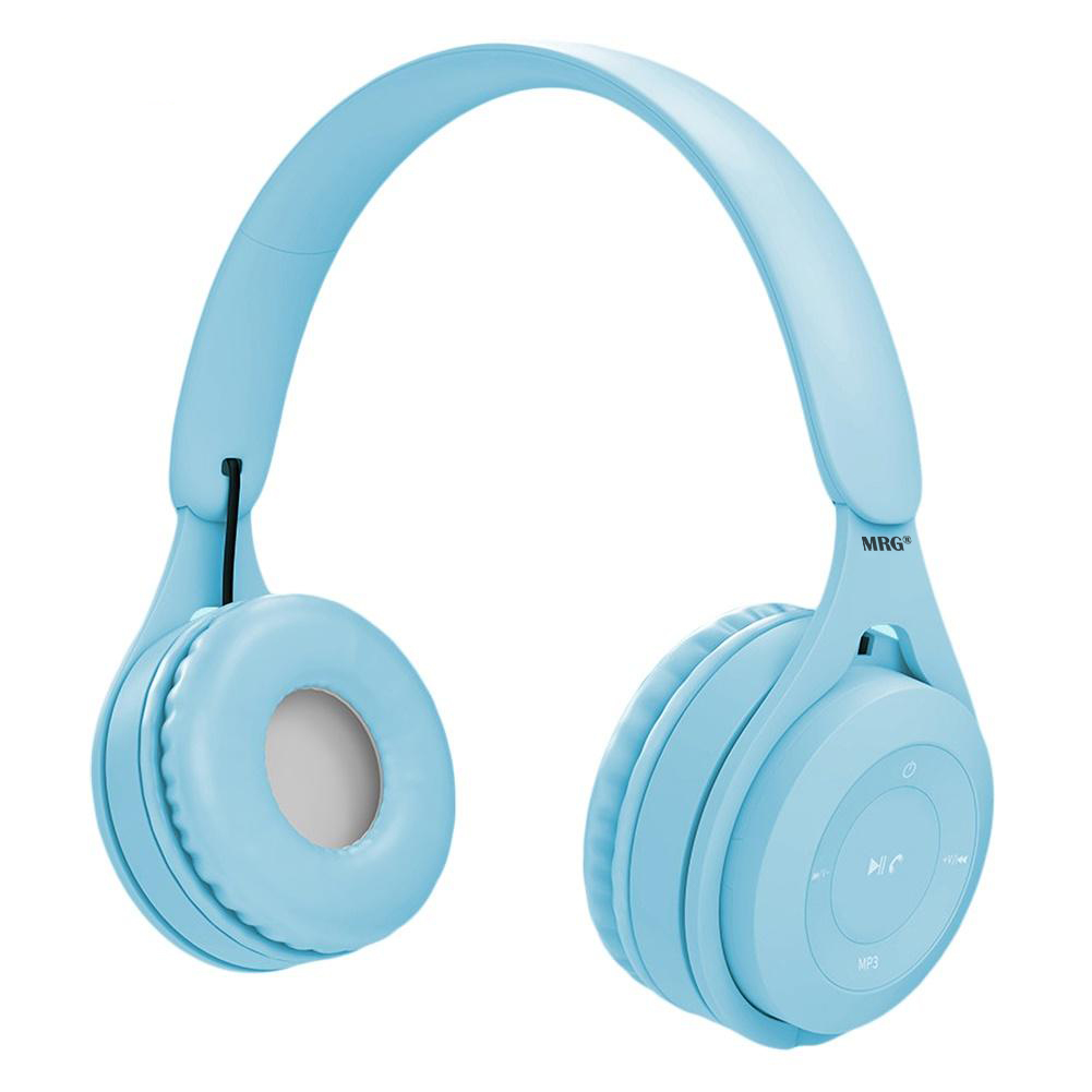 Casti wireless MRG MYO8, Handsfree, Cu bluetooth, Albastru