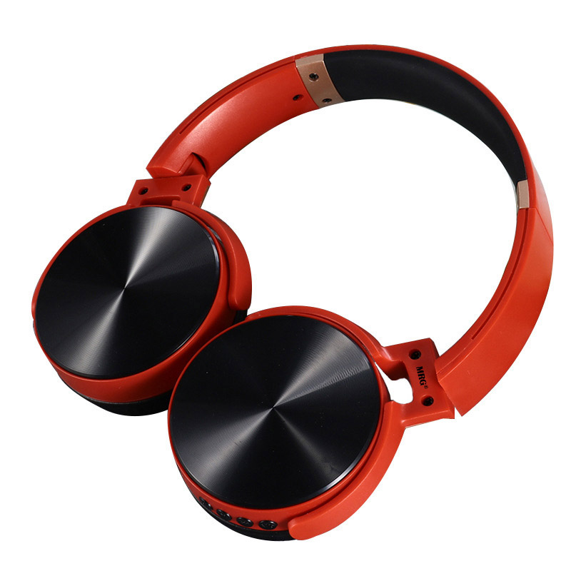 Casti wireless MRG MS35, Handsfree, Cu bluetooth, Rosu