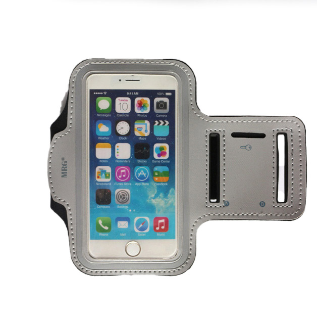 Husa telefon MRG M589, Pentru brat, 5.5 inch, Gri