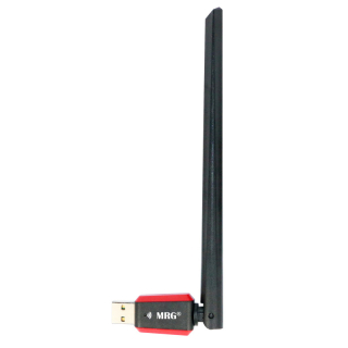 Adaptor wireless MRG M150N, Cu antena, Mufa USB, Negru