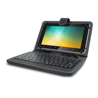 Husa Tableta 8 Inch Cu Tastatura Micro Usb Model X, Negru